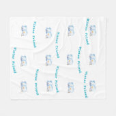 コージーペンギンフリースブランケット フリースブランケット (正面(横))