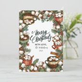 コージーホットココアマグメリークリスマス シーズンカード (スタンド正面)