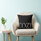 コージーホリデイタイポグラフィスクエア装飾用クッション クッション (椅子)