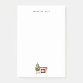 コージーホリデークリスマスパーソナライズされたポストイットノート ポストイット