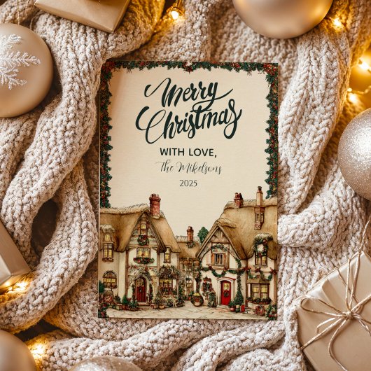 コージーホリデービレッジクリスマス シーズンカード