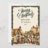 コージーホリデービレッジクリスマス シーズンカード (正面)