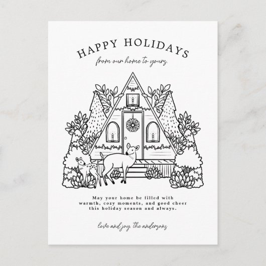 コージーホームウィズディアー シーズンポストカード (正面)