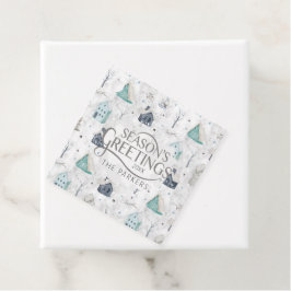 コージーホームクリスマスティール（緑がかった色）ID985 フェイバータグ