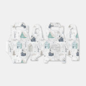 コージーホームクリスマスティール（緑がかった色）ID985 フェイバーボックス (折り畳みなし)