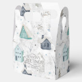 コージーホームクリスマスティール（緑がかった色）ID985 フェイバーボックス (オープン)