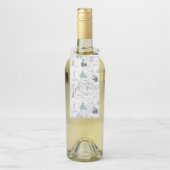 コージーホームクリスマスティール(緑がかった色)ID985 ボトルネックタグ (ボトル)