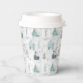 コージーホームクリスマスティール（緑がかった色）ID985 紙コップ (右)