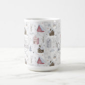 コージーホームクリスマスピンクID985 コーヒーマグカップ (中央)