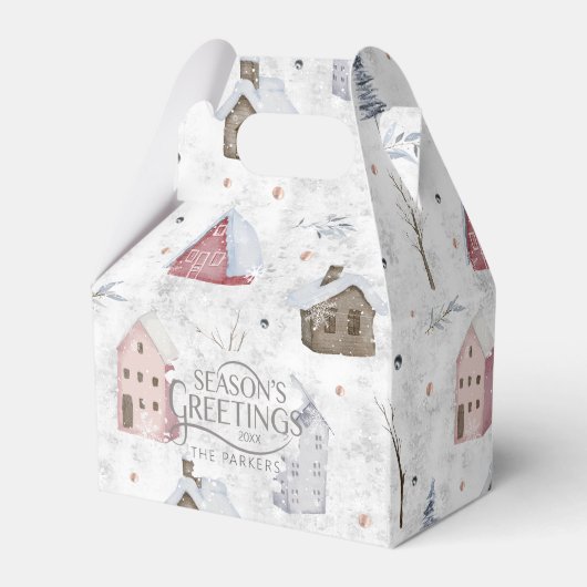 コージーホームクリスマスピンクID985 フェイバーボックス (正面サイド)