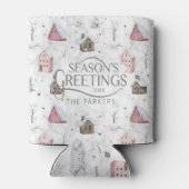 コージーホームクリスマスピンクID985 缶クーラー (裏面)