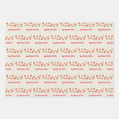 コージーホームクリ素朴スマス ラッピングペーパーシート (正面3)