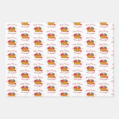 コージーホームクリ素朴スマス ラッピングペーパーシート (正面2)