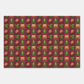 コージーホームクリ素朴スマス ラッピングペーパーシート (正面)