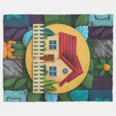 コージーホームヘブン フリースブランケット (正面(横))