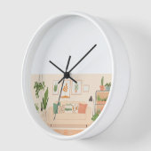 コージーホーム 壁時計 (傾斜)