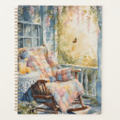 コージーポルチキルトアンドレモネードチャーム プランナー手帳 (正面)