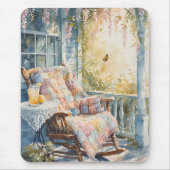 コージーポルチキルトアンドレモネードチャーム マウスパッド (正面)