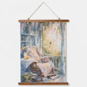 コージーポルチキルトアンドレモネードチャーム 吊り下げ型タペストリー (正面)