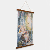 コージーポルチキルトアンドレモネードチャーム 吊り下げ型タペストリー (傾斜あり)