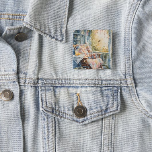 コージーポルチキルトアンドレモネードチャーム 缶バッジ (インサイチュ)