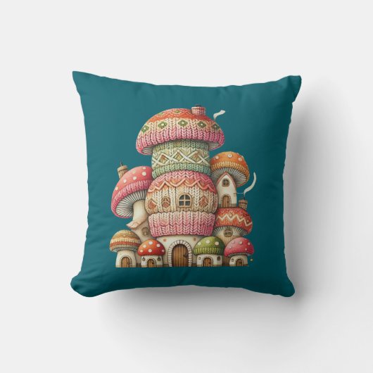 コージーマッシュルーム2 クッション (正面)