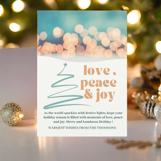 コージーモダンフェスティバルラブピースジョイ シーズンカード