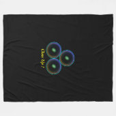 コージーユニークウィンタードリームズフリースブランケットデザイン フリースブランケット (正面(横))