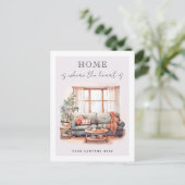 コージーリビングルーム実在エテート農業 ポストカード (スタンド正面)