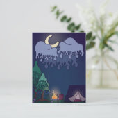 コージーリールキャンプサイトハガキ ポストカード (スタンド正面)