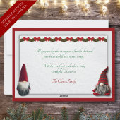 コージーレッドフェスティバル格言クリスマスフラットホリデーカード シーズンカード