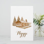 コージーログキャビンハイゲまたはあなたの文字 便箋 (スタンド正面)