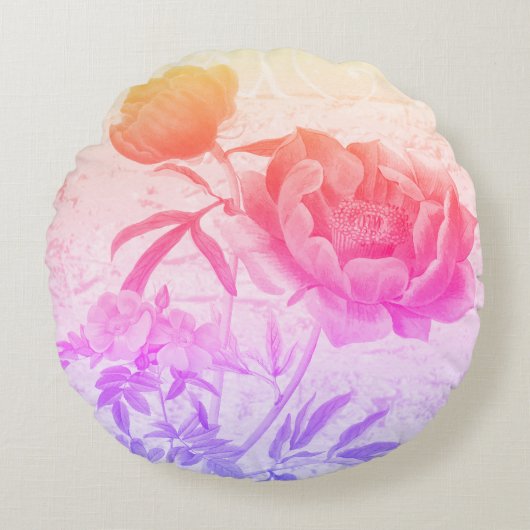 コージー心地よい枕 ラウンドクッション (正面)