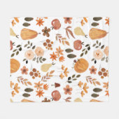 コージー心地よい フリースブランケット (正面(横))