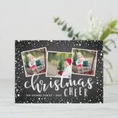 コージー応援 | ホリデーフォトコラージュカード シーズンカード (スタンド正面)