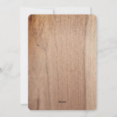 コージー暖炉クリスマスツリーキツネホリデーパーティー シーズンカード (裏面)