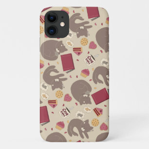 コージー猫好きコラージュ iPhone 11 ケース