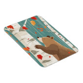 コージー秋ウッドランドベア マグネット (右側)