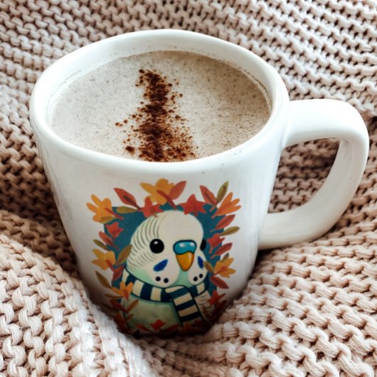 コージー秋ブルーパレーケエブディー コーヒーマグカップ