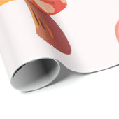 コージー秋ラッピング紙 ラッピングペーパー (ロールコーナー)