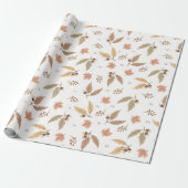 コージー秋紅葉 ラッピングペーパー (アンロールド)