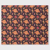 コージー秋 ラッピングペーパー (フラット)