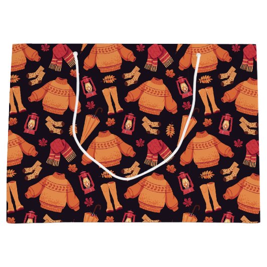 コージー秋 ラージペーパーバッグ (正面)