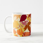 コージー紅葉パターンマグ コーヒーマグカップ (左)