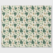 コージー紅葉ラッピング紙 ラッピングペーパー (フラット)