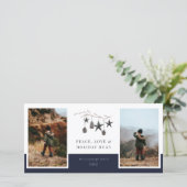 コージー自然2フォトファミリーホリデーカード シーズンカード (スタンド正面)