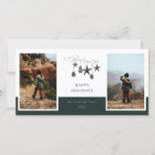 コージー自然2フォトファミリーホリデーカード シーズンカード (正面)