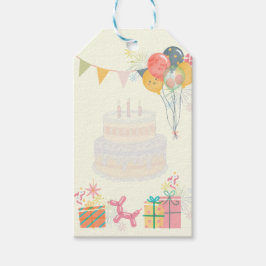 コージー誕生日カード ギフトタグ