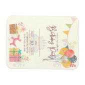 コージー誕生日カード マグネット (横)