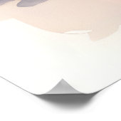 コージー読ズヌックウォーターカラーアートプリント ポスター (角)